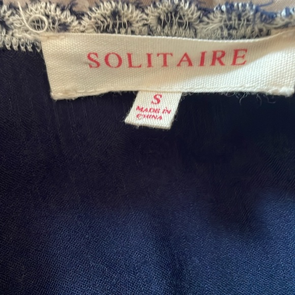 Solitaire Embroidered‎ Top Size Small - Picture 4 of 4